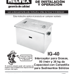 Interceptor DE Grasa Ig-40 Galvanizado